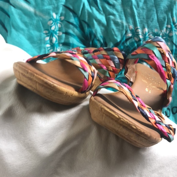 Made in Italy Italian shoemakers wedge sandals 6.5 Tina - Picture 5 of 10